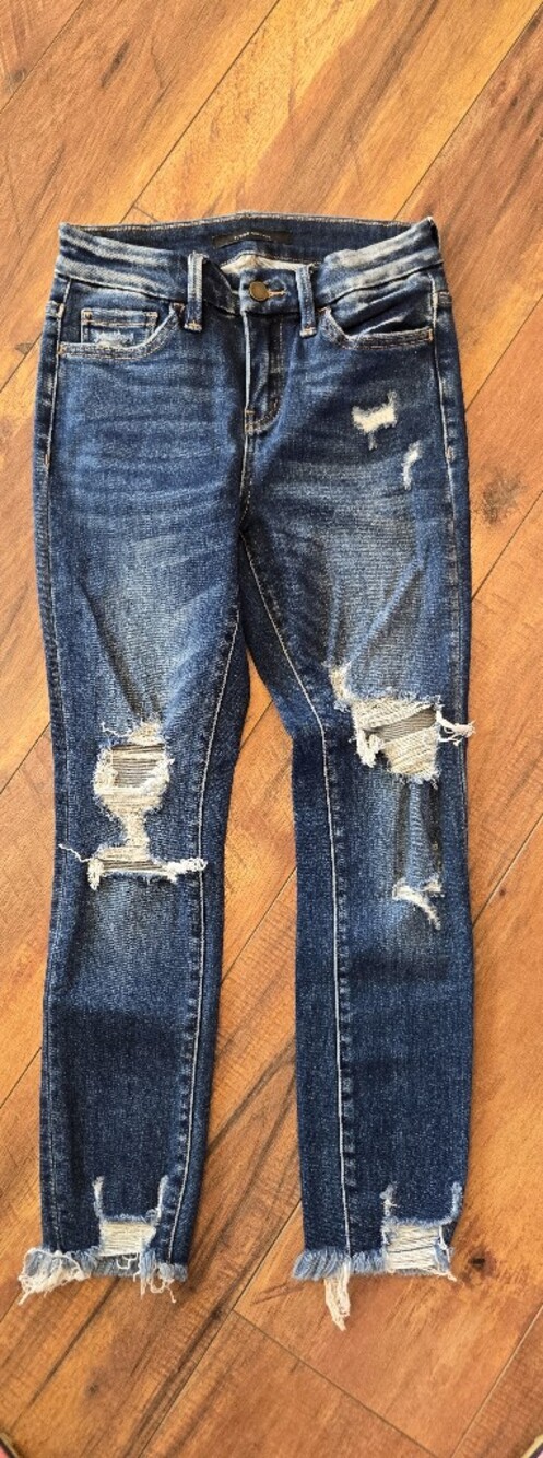 Flying Monkey Blue Mid Rise Skinny Denim Jeans